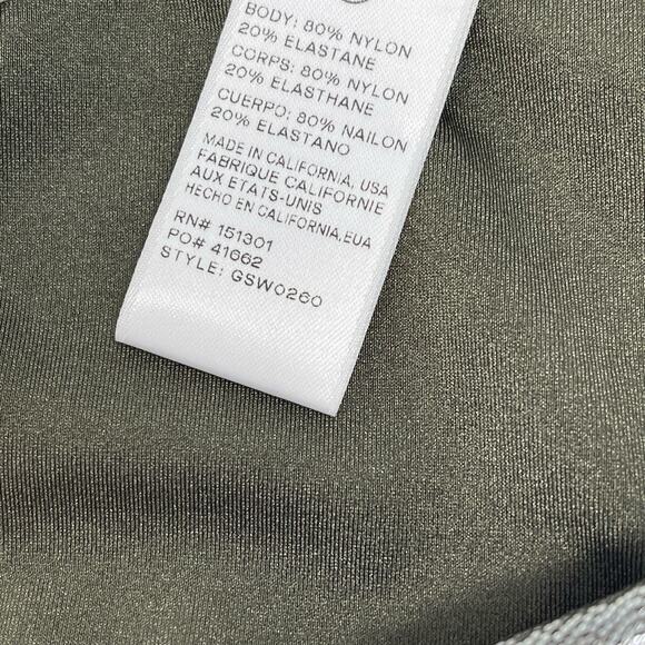 Good American Foil Better Bikini Reverse Bottom Stormy Foil Size 1 US Small - Picture 7 of 9